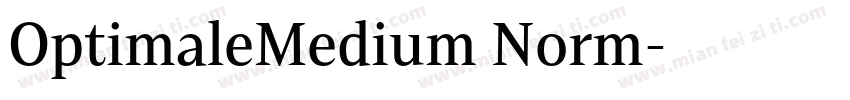 OptimaleMedium Norm字体转换